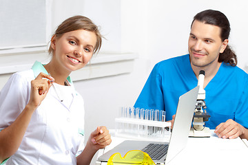 Image showing team of scientific research laboratory