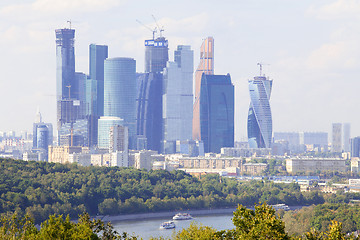 Image showing moscow city panorama, russia