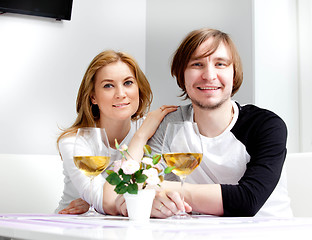 Image showing young woman and her husband