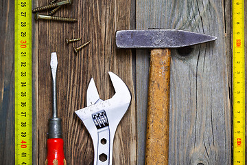 Image showing vintage locksmith tools