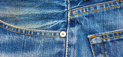 Image showing vintage blue jeans