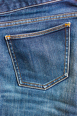 Image showing jeans pocket