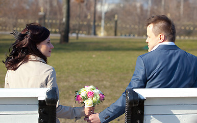 Image showing Wedding couple