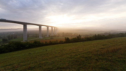 Image showing Large highway viaduct ( Hungary)