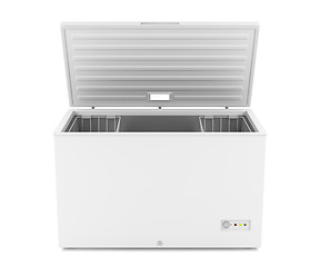 Image showing Open freezer