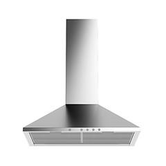 Image showing Silver cooker hood