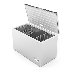 Image showing Silver freezer