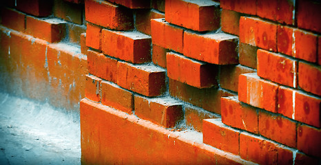 Image showing Abstract vintage brick background