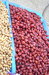 Image showing Dry fruits and Peanuts