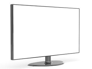Image showing Flat TV set