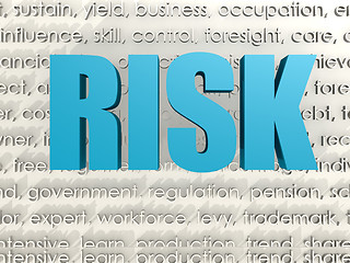 Image showing Risk word