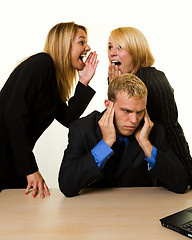 Image showing Office gossip