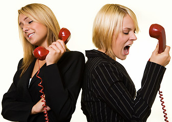 Image showing Argument over the phone