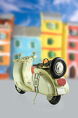 Image showing Motorcycle retro Toy 