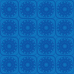 Image showing Vector Blue seamless wallpaper