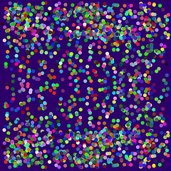 Image showing Falling Colorful Confetti 