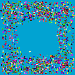 Image showing Confetti Frame