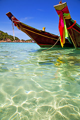 Image showing asia  the  bay kho tao  isle   sea anchor