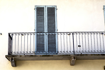 Image showing terrace   lombardy       in  the milano  grate