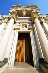 Image showing lombardy    in  the busto arsizio  old   church  