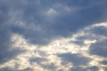 Image showing in  arsizio   italy    ckoudy sky and sun beam