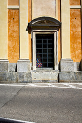 Image showing europe  italy  lombardy      in  the milano old   church  rose w