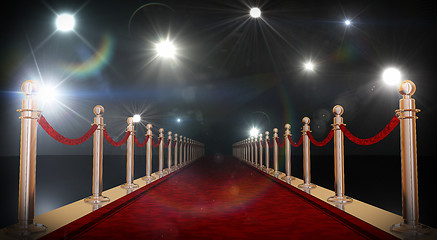 Image showing Red carpet