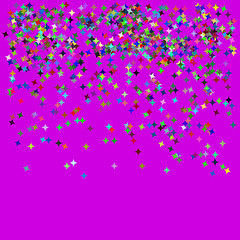 Image showing Falling Colorful Confetti