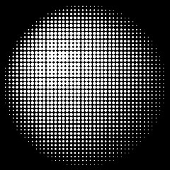 Image showing Halftone Circle Texture 