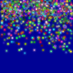 Image showing Falling Colorful Confetti 