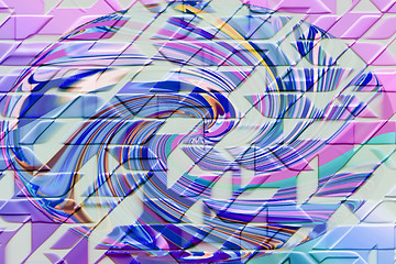 Image showing Abstract 3d background