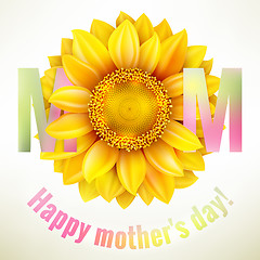 Image showing Happy Mothers day Background. EPS 10