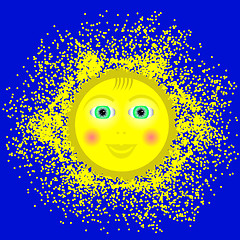 Image showing Sun Icon