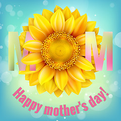 Image showing Happy Mothers day Background. EPS 10