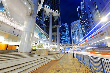 Image showing hong kong traffic night