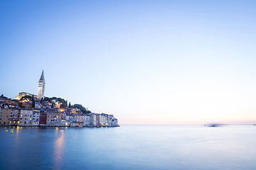 Image showing Sunset on Adriatic coast