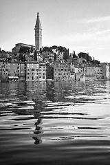 Image showing Buildings in Rovinj bw