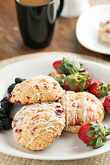 Image showing Orange Cranberry Scones