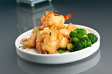 Image showing Crispy Fried Honey Shrimp