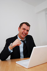 Image showing Happy businessman