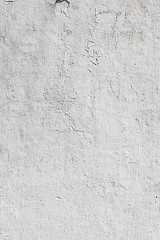 Image showing Grungy white concrete wall background