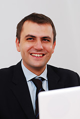 Image showing Successful businessman smiling