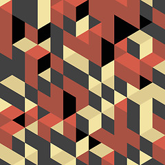 Image showing Abstract 3d geometrical background. Mosaic. 