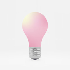 Image showing Lightbulb idea symbol. 3d vector illustration. 