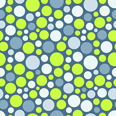 Image showing Seamless festive background from circles.  Vector Illustration. 
