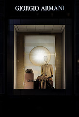 Image showing Retail shop display of Giorgio Armani