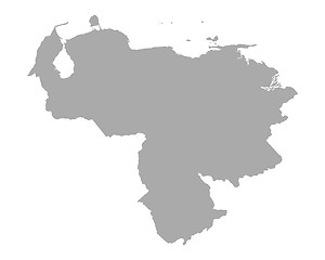 Image showing Map of Venezuela
