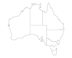 Image showing Map of Australia