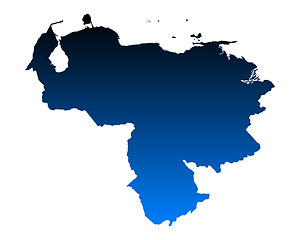 Image showing Map of Venezuela