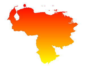 Image showing Map of Venezuela